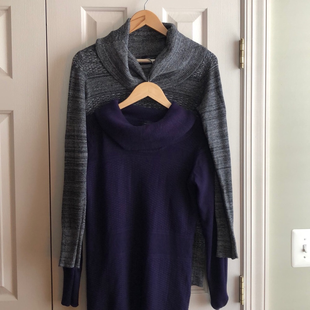The Limited Tunic Turtleneck Sweaters